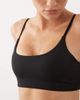 4505 4505 Icon soft touch scoop neck light support sports bra with adjustable straps in black - 4