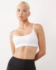 4505 4505 Icon soft touch scoop neck light support sports bra with adjustable straps in white - 1