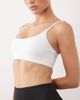 4505 4505 Icon soft touch scoop neck light support sports bra with adjustable straps in white - 4