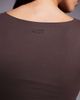 4505 4505 Icon soft touch v neck performance baby t-shirt in plum chocolate-Brown - 3