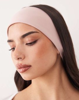 4505 4505 Icon soft touch wide yoga headband in blush pink