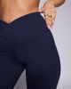 4505 4505 Icon soft touch wrap waist slim kick yoga leggings in midnight navy - 2