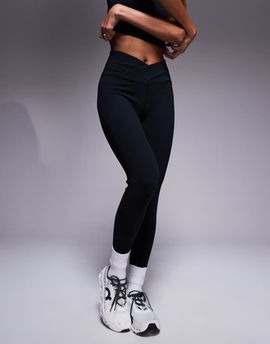 4505 4505 Icon soft touch wrap waist yoga leggings in black