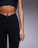 4505 4505 Icon soft touch wrap waist yoga leggings in black - 3