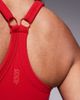 4505 4505 Icon soft touch yoga cami top with shelf bra in red - 4