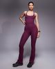 4505 4505 Icon soft touch yoga cami with inner bra and adjustable straps in burgundy-Purple - 2