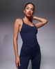 4505 4505 Icon soft touch yoga cami with inner bra in midnight navy - 1