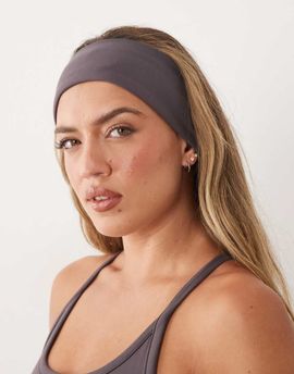 4505 4505 Icon soft touch yoga wide headband in storm gray