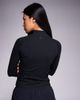 4505 4505 Icon soft touch zip up performance long sleeve top in black - 3