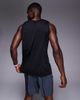 4505 4505 Icon training sleeveless relaxed tank with quick dry in black - 3