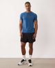 4505 4505 lightweight performance jersey running T-shirt with breathable mesh panels in baltic blue - 2
