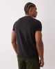 4505 4505 lightweight performance jersey running t-shirt with breathable mesh panels in black - 3