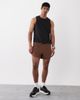 4505 4505 lightweight performance jersey running tank with breathable mesh panel in black - 1