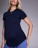 4505 4505 Maternity Icon active quick dry performance T-shirt in deep navy - 1