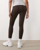 4505 4505 Maternity seamless baby rib high waist gym leggings in chocolate-Brown - 4