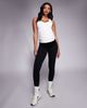 4505 4505 Maternity soft touch ribbed tank top with inner bra in white - 2