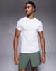 4505 4505 muscle fit seam detail quick dry base layer in white - 1