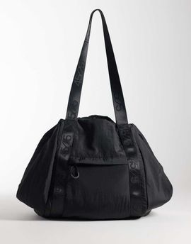 4505 4505 padded woven folding yoga mat studio bag in black