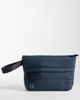 4505 4505 padded woven gym toiletry bag with key clip in slate blue - 1