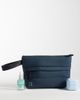 4505 4505 padded woven gym toiletry bag with key clip in slate blue - 2