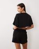 4505 4505 performance jersey ultra cropped quick dry t-shirt in black - 4