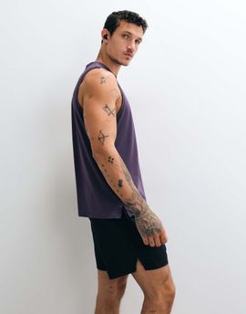 4505 4505 performance mesh quick dry running tank in purple