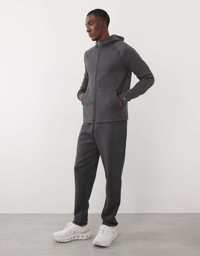 4505 4505 performance tapered leg sweatpants with zipper pockets in charcoal heather-Gray