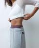 4505 4505 performance wide leg sweatpants with pintuck detail in gray heather - 3