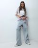 4505 4505 performance wide leg sweatpants with pintuck detail in gray heather - 4