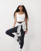 4505 4505 Petite Icon active tie waist run legging with phone pocket in navy - 1