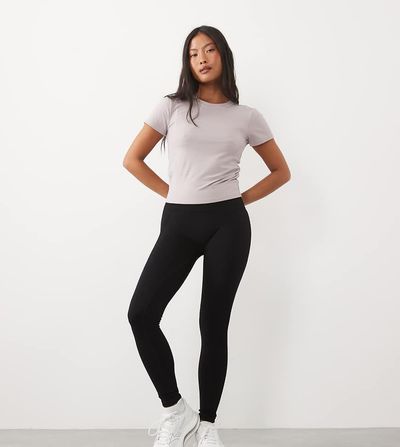 4505 4505 Petite sculpting seamless high waist gym leggings in black