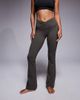 4505 4505 Petite slim kick leggings with wrap waist in soft touch fabric in dark olive-Green - 3