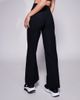 4505 4505 Petite soft touch rib knit wide leg dance pants in black - 4