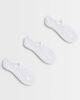 4505 4505 Pilates 3 pack non-slip grip socks with elastic straps in white - 2
