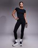 4505 4505 plush handle scoop back layering short sleeve in black - 3