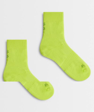 4505 4505 Premium running socks 2 pack with arch support and antibacterial finish in lime-Green