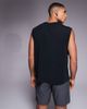 4505 4505 quick dry performance jersey boxy oversized lifting tank in black - 3