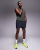 4505 4505 quick dry performance jersey boxy oversized lifting tank in khaki-Green - 2