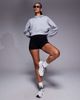 4505 4505 quick dry performance jersey cropped hoodie in gray heather-Neutral - 2