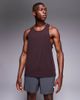 4505 4505 quick dry performance jersey drop armhole tank with scoop neck in dark burgundy-Red - 1