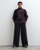4505 4505 Rest Day 1/4 zip boxy sweat in scuba-style fabric in chocolate brown - 2