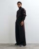 4505 4505 Rest Day 1/4 zip boxy sweat in scuba-style fabric in chocolate brown - 3