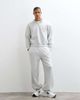 4505 4505 Rest Day 400gsm heavyweight cotton boxy 1/4 zip sweat in light gray heather - 2