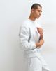4505 4505 Rest Day 400gsm heavyweight cotton boxy crew neck sweatshirt in light gray heather - 2