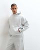 4505 4505 Rest Day 400gsm heavyweight cotton boxy overhead hoodie in light gray heather - 1