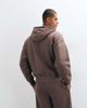 4505 4505 Rest Day 400gsm heavyweight cotton boxy overhead hoodie in taupe brown - 4