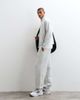 4505 4505 Rest Day 400gsm heavyweight cotton boxy zip up track jacket in light gray heather - 2