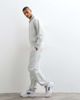 4505 4505 Rest Day 400gsm heavyweight cotton loose fit cuffed sweatpants in light gray heather - 2