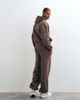 4505 4505 Rest Day 400gsm heavyweight cotton loose fit cuffed sweatpants in taupe brown - 2
