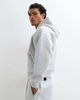 4505 4505 Rest Day boxy zip up hoodie in scuba-style fabric in light gray heather - 4